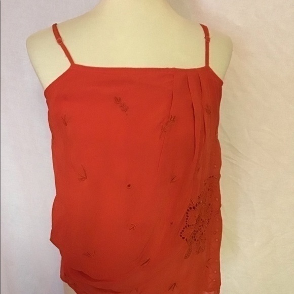 Rio Rae Anthropologie red dressy tank top - Picture 6 of 10